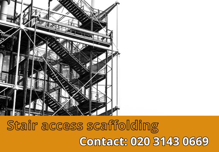 Stair Access Scaffolding Mayfair